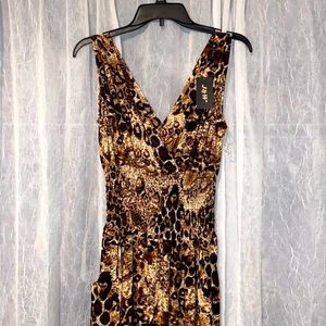 Sexy, leopard print jumpsuit!